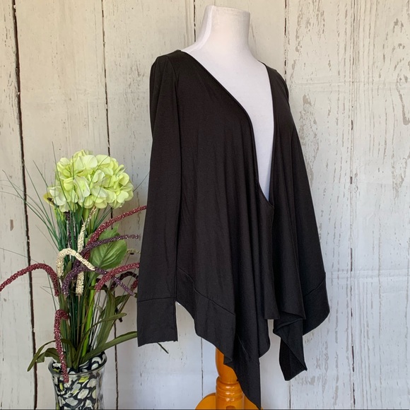 Talia Ainsley Long Sleeves Top Black XS - Picture 6 of 8